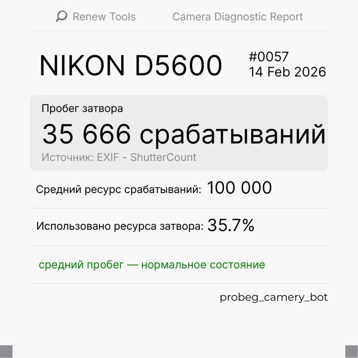 Nikon D5600 body — фото 5