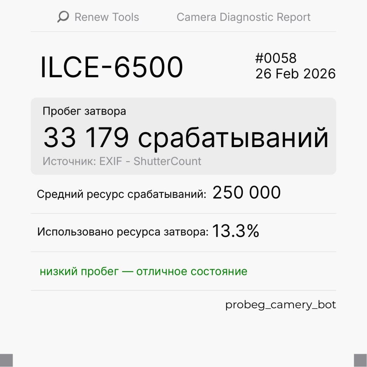 Sony A6500 body — фото 9